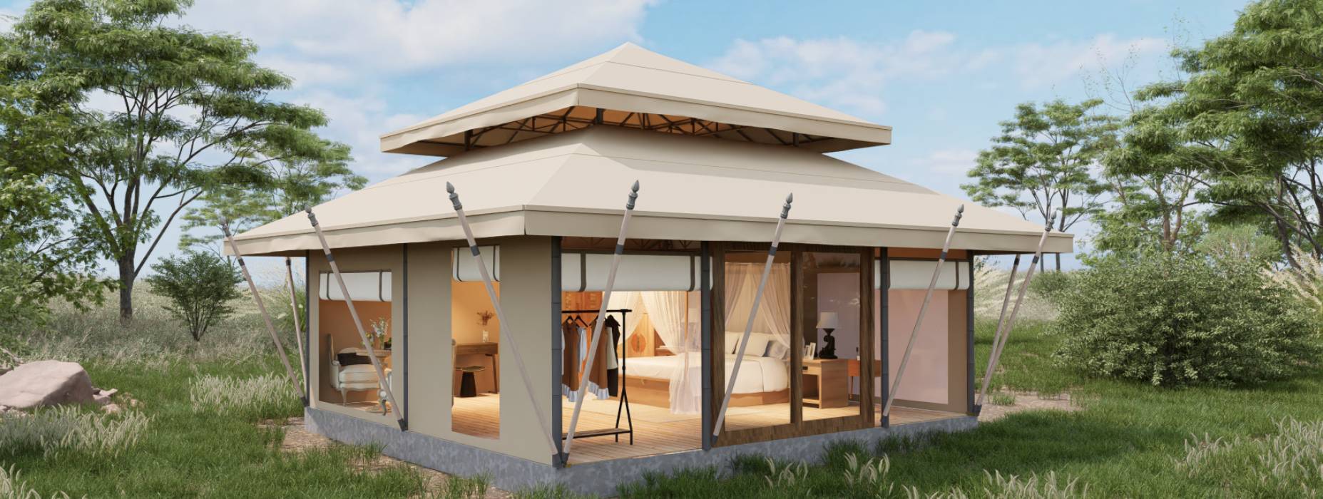 宁城县户外野奢帐篷